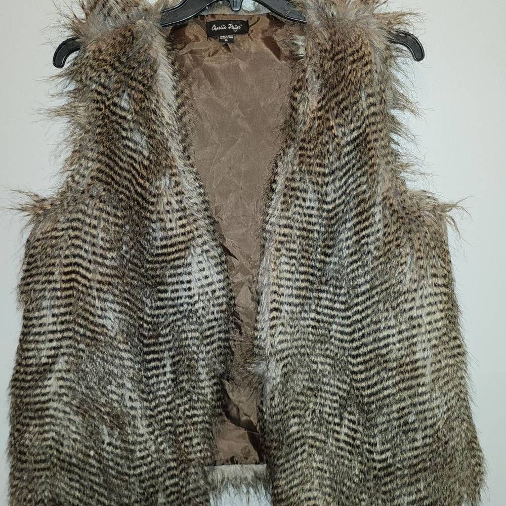 Charlie Paige Faux Fur Vest
